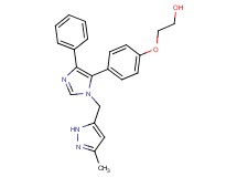 2-(4-{1-[(3-methyl-1H-pyrazol-5-yl)methyl]-4-phenyl-1H-imidazol-5-yl}phenoxy)ethanol
