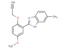 2-[5-methoxy-2-(prop-2-yn-1-yloxy)phenyl]-6-methyl-1H-benzimidazole
