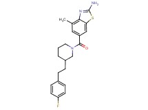6-({3-[2-(4-fluorophenyl)ethyl]-1-piperidinyl}carbonyl)-4-methyl-1,3-benzothiazol-2-amine