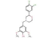 4-{[2-(3,4-dichlorophenyl)morpholin-4-yl]methyl}-2,6-dimethoxyphenol
