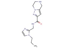N-[(1-propyl-1H-imidazol-2-yl)methyl]-4,5,6,7-tetrahydropyrazolo[1,5-a]pyrazine-2-carboxamide dihydrochloride