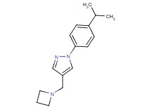 4-(azetidin-1-ylmethyl)-1-(4-isopropylphenyl)-1H-pyrazole