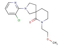 2-(3-chloro-2-pyridinyl)-7-(2-methoxyethyl)-2,7-diazaspiro[4.5]decan-6-one
