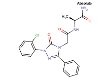 N~2~-{[1-(2-chlorophenyl)-5-oxo-3-phenyl-1,5-dihydro-4H-1,2,4-triazol-4-yl]acetyl}-L-alaninamide