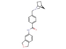 4-[(1S*,4S*)-2-azabicyclo[2.2.1]hept-2-ylmethyl]-N-(1,3-dihydro-2-benzofuran-5-yl)benzamide