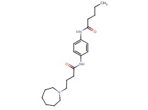 N-{4-[(4-azepan-1-ylbutanoyl)amino]phenyl}pentanamide