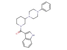 3-{[3-(4-phenyl-1-piperazinyl)-1-piperidinyl]carbonyl}-1H-indole