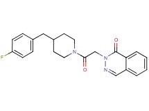 2-{2-[4-(4-fluorobenzyl)-1-piperidinyl]-2-oxoethyl}-1(2H)-phthalazinone