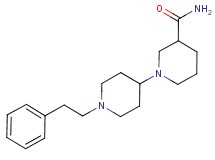 1'-(2-phenylethyl)-1,4'-bipiperidine-3-carboxamide