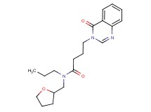 4-(4-oxoquinazolin-3(4H)-yl)-N-propyl-N-(tetrahydrofuran-2-ylmethyl)butanamide