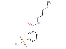 3-(aminosulfonyl)-N-[3-(methylthio)propyl]benzamide