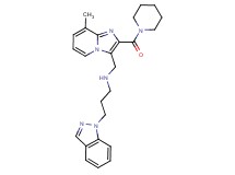 3-(1H-indazol-1-yl)-N-{[8-methyl-2-(1-piperidinylcarbonyl)imidazo[1,2-a]pyridin-3-yl]methyl}-1-propanamine