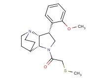 (3R*,3aR*,7aR*)-3-(2-methoxyphenyl)-1-[(methylthio)acetyl]octahydro-4,7-ethanopyrrolo[3,2-b]pyridine