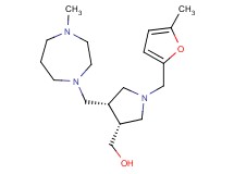 {(3R*,4R*)-4-[(4-methyl-1,4-diazepan-1-yl)methyl]-1-[(5-methyl-2-furyl)methyl]pyrrolidin-3-yl}methanol