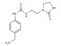 N-[4-(aminomethyl)phenyl]-N'-[2-(2-oxo-1-imidazolidinyl)ethyl]urea hydrochloride