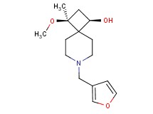 (1R*,3S*)-7-(3-furylmethyl)-3-methoxy-3-methyl-7-azaspiro[3.5]nonan-1-ol