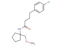 4-(4-chlorophenyl)-N-[1-(methoxymethyl)cyclopentyl]butanamide