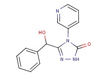 5-[hydroxy(phenyl)methyl]-4-pyridin-3-yl-2,4-dihydro-3H-1,2,4-triazol-3-one