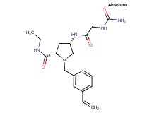(4S)-4-{[N-(aminocarbonyl)glycyl]amino}-N-ethyl-1-(3-vinylbenzyl)-L-prolinamide