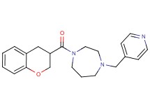 1-(3,4-dihydro-2H-chromen-3-ylcarbonyl)-4-(pyridin-4-ylmethyl)-1,4-diazepane