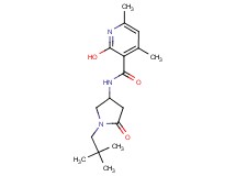 N-[1-(2,2-dimethylpropyl)-5-oxo-3-pyrrolidinyl]-2-hydroxy-4,6-dimethylnicotinamide