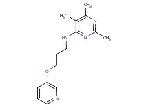 2,5,6-trimethyl-N-[3-(pyridin-3-yloxy)propyl]pyrimidin-4-amine