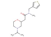 2-(4-isopropylmorpholin-2-yl)-N-methyl-N-(3-thienylmethyl)acetamide