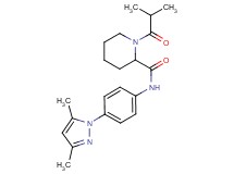 N-[4-(3,5-dimethyl-1H-pyrazol-1-yl)phenyl]-1-isobutyrylpiperidine-2-carboxamide