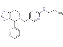 N-propyl-5-[(4-pyridin-2-yl-1,4,6,7-tetrahydro-5H-imidazo[4,5-c]pyridin-5-yl)methyl]pyrimidin-2-amine