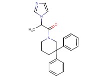 1-[2-(1H-imidazol-1-yl)propanoyl]-3,3-diphenylpiperidine