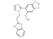 2-{2-[2-(6-methoxy-1,3-benzodioxol-5-yl)-1H-imidazol-1-yl]ethyl}-1H-benzimidazole