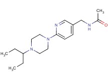N-({6-[4-(1-ethylpropyl)piperazin-1-yl]pyridin-3-yl}methyl)acetamide