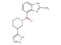 2-methyl-4-{[3-(1H-pyrazol-5-yl)piperidin-1-yl]carbonyl}-1H-benzimidazole
