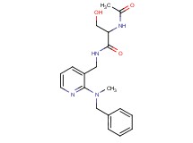 N~2~-acetyl-N~1~-({2-[benzyl(methyl)amino]pyridin-3-yl}methyl)serinamide