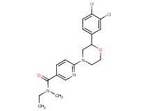 6-[2-(3,4-dichlorophenyl)morpholin-4-yl]-N-ethyl-N-methylnicotinamide