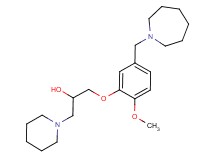 1-[5-(azepan-1-ylmethyl)-2-methoxyphenoxy]-3-piperidin-1-ylpropan-2-ol