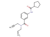 N-allyl-3-[(cyclopentylcarbonyl)amino]-N-prop-2-yn-1-ylbenzamide
