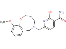 2-hydroxy-6-[(10-methoxy-3,4-dihydro-2H-1,5-benzoxazocin-5(6H)-yl)methyl]nicotinamide