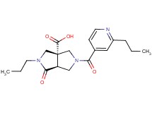 (3aR*,6aS*)-1-oxo-2-propyl-5-(2-propylisonicotinoyl)hexahydropyrrolo[3,4-c]pyrrole-3a(1H)-carboxylic acid