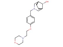 (8-syn)-3-[4-(2-morpholin-4-ylethoxy)benzyl]-3-azabicyclo[3.2.1]octan-8-ol