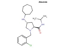 (4R)-1-(2-chlorobenzyl)-4-(cycloheptylamino)-N-isopropyl-L-prolinamide