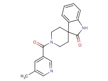 1'-[(5-methylpyridin-3-yl)carbonyl]spiro[indole-3,4'-piperidin]-2(1H)-one