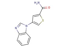 4-(1H-benzimidazol-1-yl)thiophene-2-carboxamide
