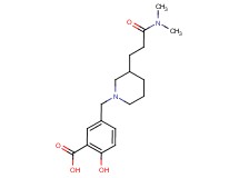 5-({3-[3-(dimethylamino)-3-oxopropyl]-1-piperidinyl}methyl)-2-hydroxybenzoic acid