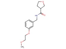 N-[3-(2-methoxyethoxy)benzyl]tetrahydrofuran-3-carboxamide