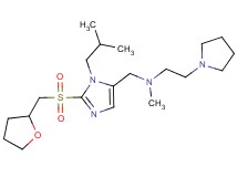 ({1-isobutyl-2-[(tetrahydro-2-furanylmethyl)sulfonyl]-1H-imidazol-5-yl}methyl)methyl[2-(1-pyrrolidinyl)ethyl]amine