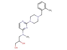 3-(methyl{2-[4-(2-methylbenzyl)-1-piperazinyl]-4-pyrimidinyl}amino)-1,2-propanediol