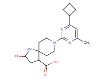 8-(4-cyclobutyl-6-methylpyrimidin-2-yl)-2-oxo-1,8-diazaspiro[4.5]decane-4-carboxylic acid