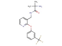 2-methyl-N~1~-({2-[3-(trifluoromethyl)phenoxy]pyridin-3-yl}methyl)alaninamide
