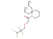 2,2-diallyl-1-[(2,2,3,3-tetrafluoropropoxy)acetyl]piperidine